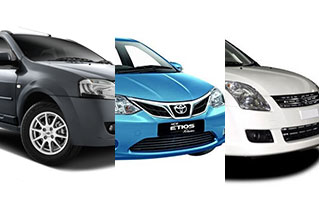 Etios, Dezire and Verito taxi services in paravur